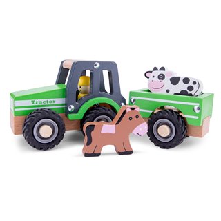 Tractor met aanhanger - dieren